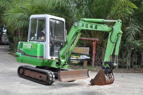 ขายแบคโฮ MITSUBISHI MM20ปั้มนิ้ว หัวเก๋งครบๆ สวยเดิมจากญี่ปุ่น ทำงานสมบูรณ์ทุกระบบ รับรองไม่ผิดหวัง 240,000 เท่านั้น!!