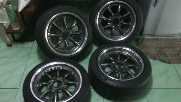 ขายล้อwatanabe made in Japanขอบ16พร้อมยาง