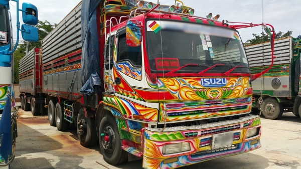 ขายรถพ่วง 24 ล้อ แม่.ลูก กะบะเนียมคอกเกษตรเนียมดั้ม อู่.พงค์ไพบูรณ์  ISUZU GIGA ปี.54 สวยๆราคา.1650000 สวยๆสนใจรีบจองด่วน