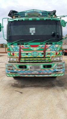 ขายรถพ่วง 24 ล้อ แม่.ลูก กระบะเนียมคอกเกษตรดั้ม อู่.ส สมศักดิ์ HINO P