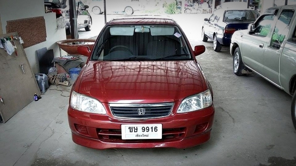 Honda city Z สีแดงสุดสวย ชุดแต่งรอบคัน