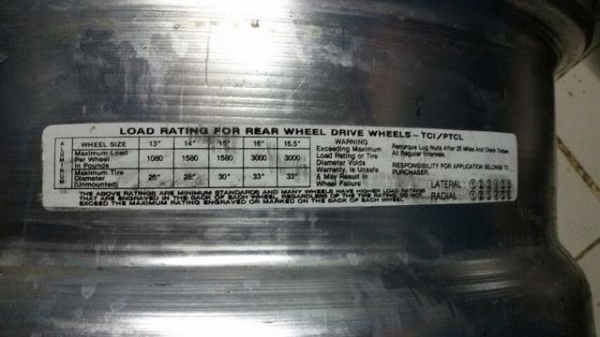 ขายแม็คนอก1คู่6รูขอบ15 ขายแม็คนอก1คู่6รูขอบ15