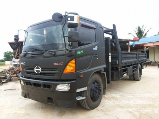 ขายด่วน รถบรรทุก 6 ล้อ HINO MEGA FG 212 แรง พร้อมเครน  UNIC 340 สภาพสวย พร้อมใช้สุดๆ