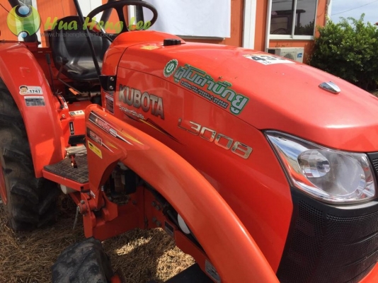 L3008 มือสอง อุปกรณ์ครบหน้าหลัง  ใบมีดคานบน+ผานพรวนห้าใบ