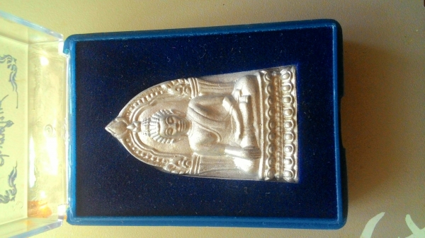 พระพุทธชินราชใบเสมาเนื้อชินเงินปี2547 วัดพระพุทธชินราช พิษณุโลก