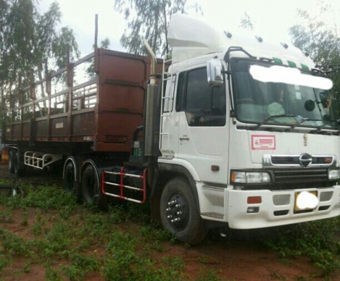ขายหัวลาก 10 ล้อ 2 เพลา HINO Profia เครื่อง p11c 325 แรง 1 หัว 2 หาง เจ้าของขายเอง ขับเอง