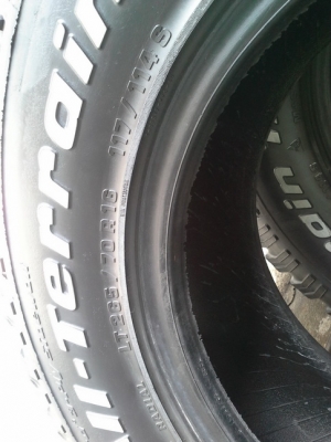 BF All USA. 265/70/16 ปลายปี11 สภาพดี 1ชุด