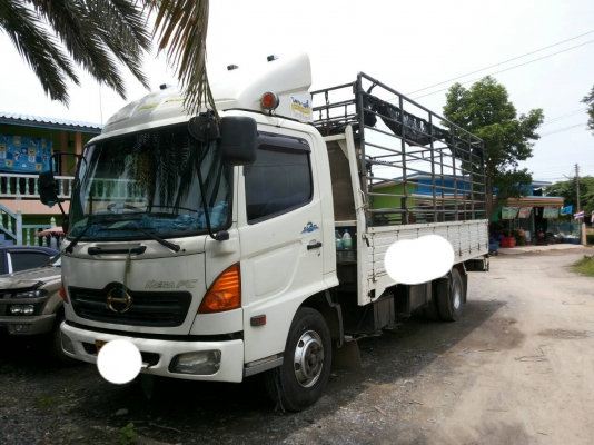 รถบรรทุก 6 ล้อใหญ่ HINO เมก้า ปี 49 เครื่อง 165 แรง ยาว 5.5 ม.เบรคทิฟฟี่ พวงมาลัยเพาเวอร์ ราคา 695,000 บ. รถอยู่ภาคกลาง
