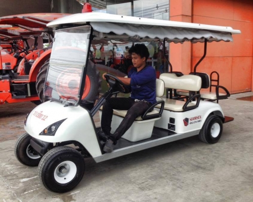 รถกล์อฟไฟฟ้า 4+2 ที่นั่ง