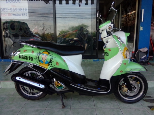 Yamaha Fino ลาย นารูโตะ สีตรงเล่ม ล้อแม็กซ์ VIP สวยๆถูกๆครับ Yamaha Fino ลาย นารูโตะ สีตรงเล่ม ล้อแม็กซ์ VIP สวยๆถูกๆครับ