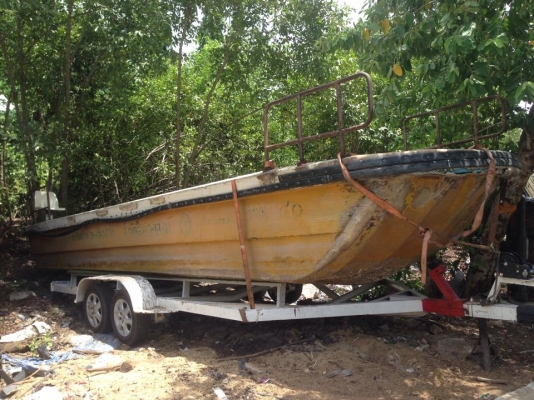 ขายเรือไฟเบอเอาไปทำเรือขนถ่ายสินค้า เรือลากจุงหรือเรือตกปลาแจ๋วเลยครับ ไม่ให้เทเลอร์นะครับ ยาว8เมตร กว้าง2.20เมตร ขาย 45000 บาท