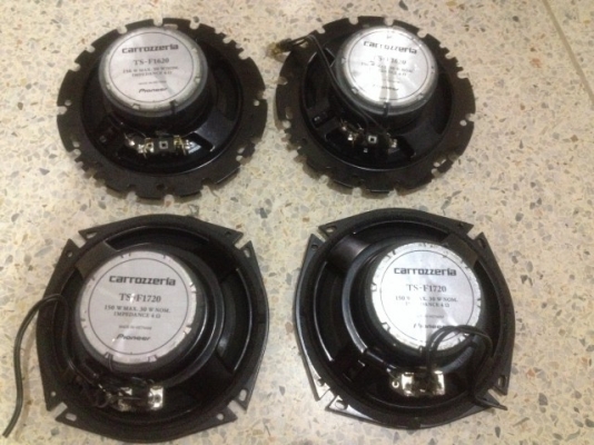 ลำโพง6นิ้ว2ทาง PIONEER หน้าดำรุ่นใหม่ของเก่าญี่ปุ่นสภาพสวยเสียงใสๆ2คู่