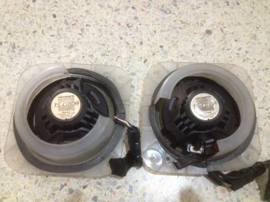 ลำโพง4นิ้วเสียงกลาง PIONEER หน้าเหลืองเคฟร่าของเก่าญี่ปุ่นสภาพดี