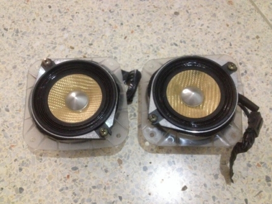 ลำโพง4นิ้วเสียงกลาง PIONEER หน้าเหลืองเคฟร่าของเก่าญี่ปุ่นสภาพดี