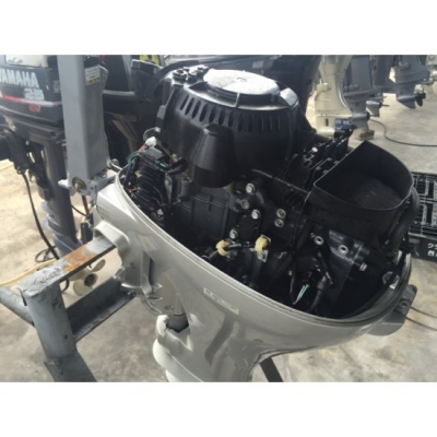 ขายเครื่องยนต์เรือมือสอง Honda 15แรง 4จังหวะ 2สูบ ฝามน รุ่นใหม่ หางสั้น จากญี่ปุ่น