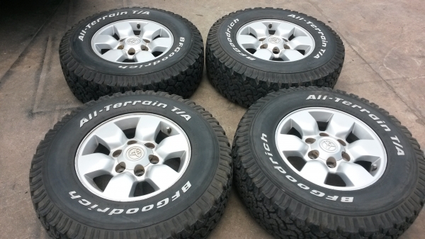 แม็กวีโก้ ไม่มีรอยเบียด พร้อมยางBF30&times;9.5&times;15