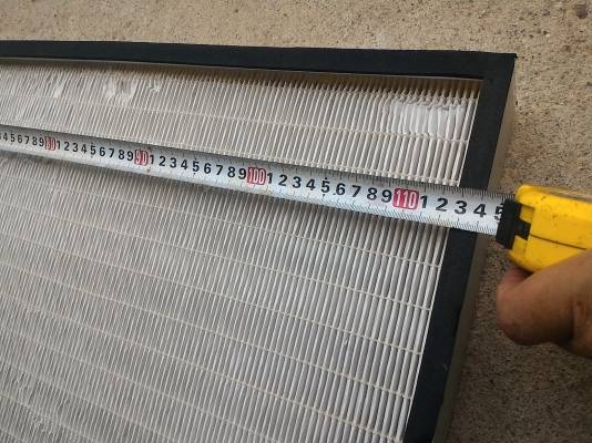 ชุดแฝงกรองอากาศ American Air Filter  ขนาดกว้าง 53 ยาว 114 หนา 7 ซม. กรองฝุุ่นเล็กๆได้ดี