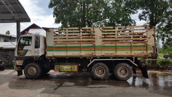 ขายรถพ่วง ดั้มแม่-ลูก 3 คาน HINO FM2K เครื่องเดิม K13D 260 แรงม้า คัสซีสวยตลอดเส้น ยางเต็ม แอร์เย็น ทะเบียนพร้อมโอน