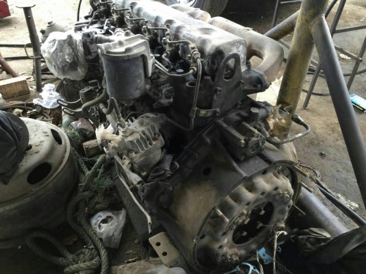 ขายเครื่อง MITSUBISHI 6D16 195 แรง เครื่องดี มีใบคุม ลองเครื่องได้ครับ