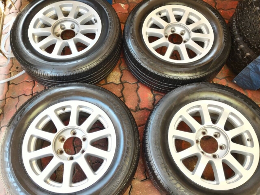 ล้อแท้  TRD  8 x 18  พร้อมยาง Japan