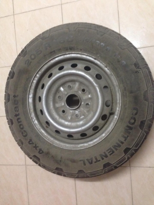 ยางอะไหล่triton 6รู ขอบ16