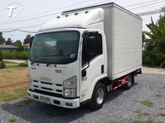 ตู้ทึบ รถห้างมือเดียว ไม่ติดเวลา ELF NLR 130  เดิมไม่มีชนใช้น้อย