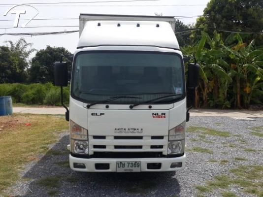 ตู้ทึบ รถห้างมือเดียว ไม่ติดเวลา ELF NLR 130  เดิมไม่มีชนใช้น้อย