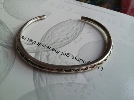 กำไลโบราณเงินแท้