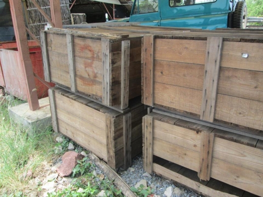 ขายเหมาลังไม้ทั้ง 4 ลัง