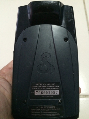 เครื่องตรวจจับเรดาร์กล้องจับความเร็ว Cobra XRS9930 12-Band Radar/Laser Detector สภาพสวย มือ2 USA