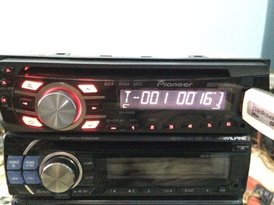 Pioneer DEH-2350UB USB Ipod MP3 CD FMคลื่นไทย AUX ปรีเอ้า1ชุด สภาพสวย มือ2