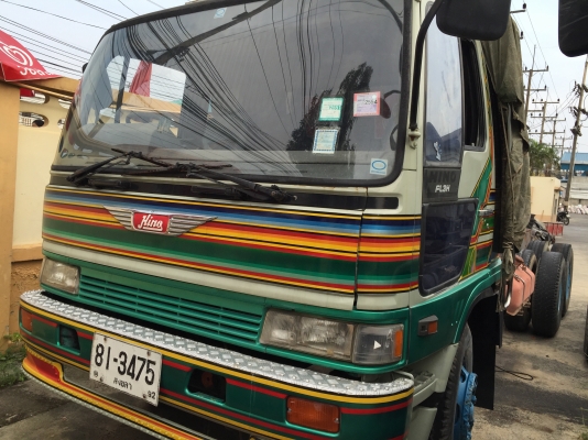 หัว-คัสซี.(ขาย490000.)..10ล้อเพลาเดียว. 195 แรง Hino. FL3H. เดิมรถตู้เปียก ยกลง ปี39