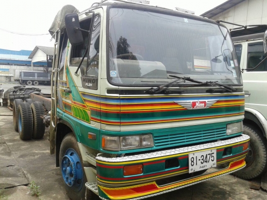 หัว-คัสซี.(ขาย490000.)..10ล้อเพลาเดียว. 195 แรง Hino. FL3H. เดิมรถตู้เปียก ยกลง ปี39