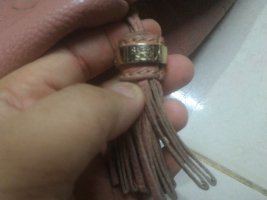 กระเป๋าถือเป็นหนังสีชมพู ผู้หญิง SABRLNA  SCALA  มาจากญี่ปุ่น