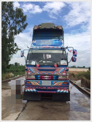 ขายรถสิบล้อ ไอ้หลง โบ TF วางเครื่อง P11C พ่วงแม่ลูกคอกเกษตร 3เพลาแท้ รถสวยพร้อมใช้งาน ช่วงล่างใหญ่ เบครใหญ่