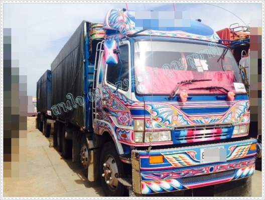 ขายรถสิบล้อ ไอ้หลง โบ TF วางเครื่อง P11C พ่วงแม่ลูกคอกเกษตร 3เพลาแท้ รถสวยพร้อมใช้งาน ช่วงล่างใหญ่ เบครใหญ่