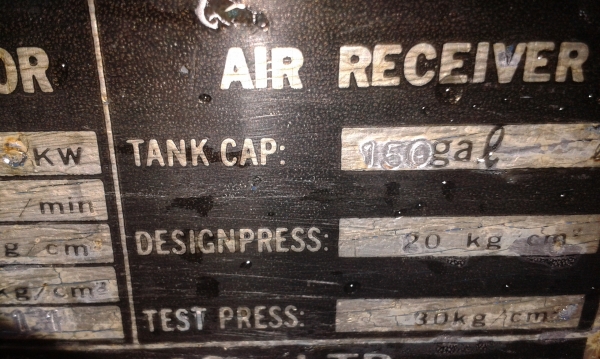 ขายปั้มลมpuma ขนาดความจุ150L