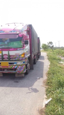 ขายดาวน์ รถสิบล้อ hino FM2P 380แรง ปี56 คอกเกษตรดั้ม กะบะมิเนียม พ่วงแม่ลูกดั้ม