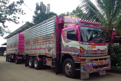 ขายดาวน์ รถสิบล้อ hino FM2P 380แรง ปี56 คอกเกษตรดั้ม กะบะมิเนียม พ่วงแม่ลูกดั้ม
