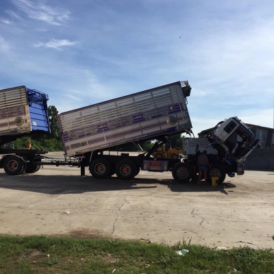 ขายรถสิบล้อ Isuzu DECA 320 คอกเกษตรดั้มเนียม อู่ ส สมบัติ ราชดำเนิน แม่ลูก ปี51รถสวยพร้อมใช้งาน ราคาต่อรองได้