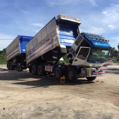 ขายรถสิบล้อ Isuzu DECA 320 คอกเกษตรดั้มเนียม อู่ ส สมบัติ ราชดำเนิน แม่ลูก ปี51รถสวยพร้อมใช้งาน ราคาต่อรองได้