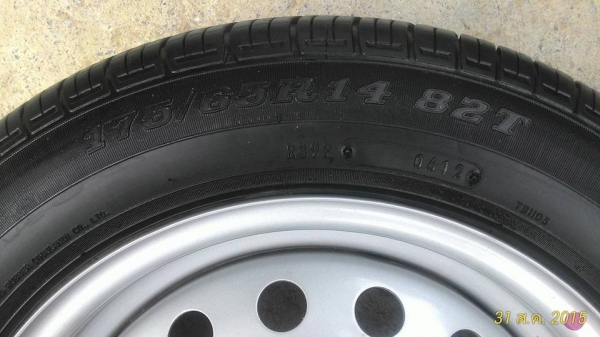 ขายยางพร้อมกระทะดันลอป ขนาดยาง175/65/14 ปี12 (ขายแล้ว)