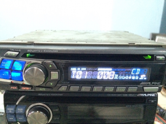 Alpine CDA-9824JS CD CD-RW ปรีเอ้า1ชุด คุมกล่องCD มือ2 ญี่ปุ่น