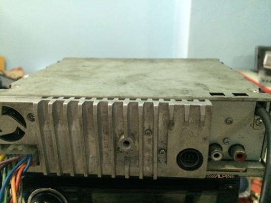 Alpine CDA-9824JS CD CD-RW ปรีเอ้า1ชุด คุมกล่องCD มือ2 ญี่ปุ่น