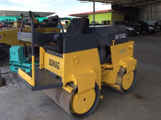 ขายรถบดBomagรุ่นBW75ADLนำเข้าญี่ปุ่นเอวอ่อนเครื่องดีเซล