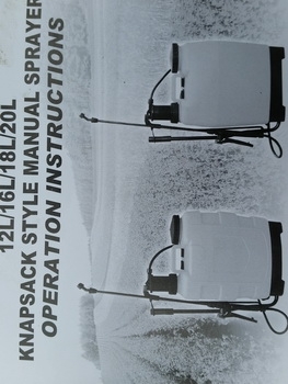 ของใหม่เราก็นำเข้าจากใต้หวันมาครับ อันนี้เป็น เครื่องฉีดพ่นยา แบบสะพาย ขนาด 18 ลิตร ถังหนาพิเศษ