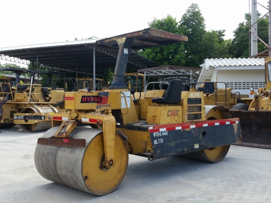ขายรถบด 3 ล้อเหล็ก 7 ตัน HYPAC C340C  นำเข้าจาก USA แท้ 100\% สภาพสวย ไม่เคยใช้งานในไทย