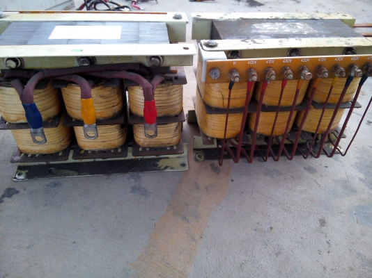 ขายหม้อแปลงมือสองราคาชุดละ5500 บาท มี 2 ชุด