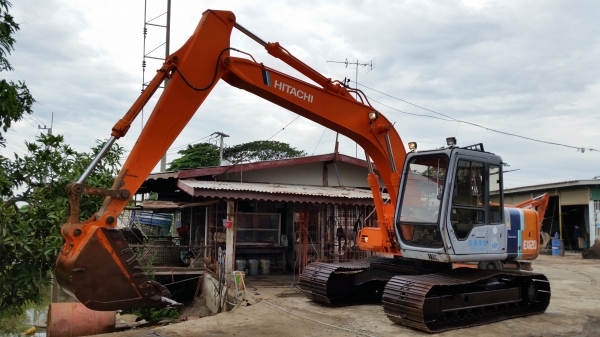 ขายด่วนรถเเม็คโครHITACHI EX120-2เก่าญี่ปุ่นแท้สถาพสวยเดิมๆยังไม่เคยใช้งานในเมืองไทยเลย