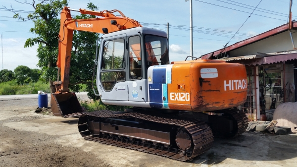 ขายด่วนรถเเม็คโครHITACHI EX120-2เก่าญี่ปุ่นแท้สถาพสวยเดิมๆยังไม่เคยใช้งานในเมืองไทยเลย
